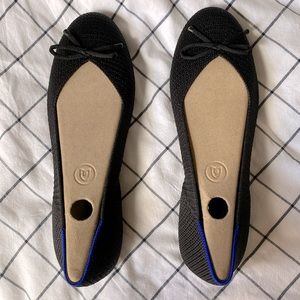 Rothy’s The Bow Ballet Flat, black size 7 - limited edition!